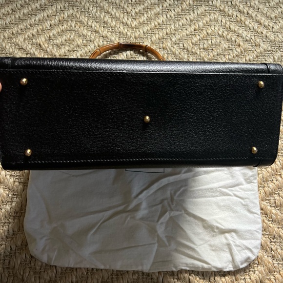 Authentic Gucci Diana large bamboo bag in black leather - Picture 4 of 10